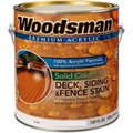 General Paint Woodsman 100% Acrylic Latex Deck, Siding & Fence Wood Stain, White, Gallon - 853754